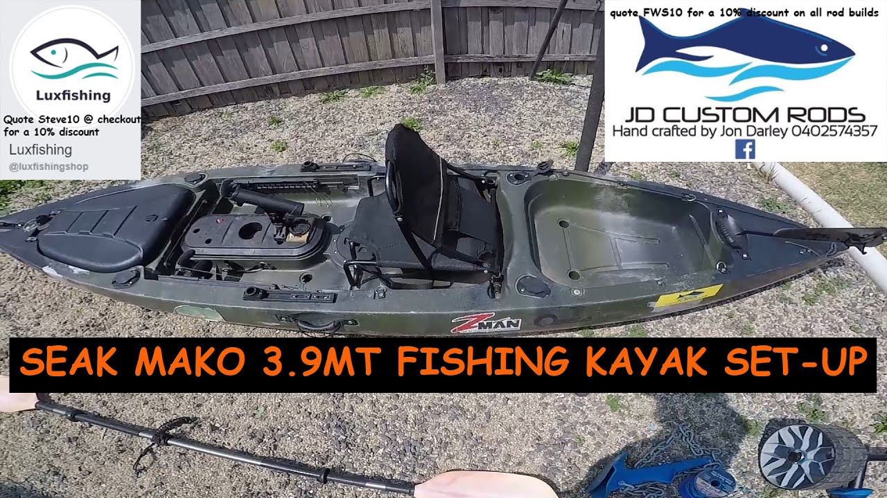 Рыболовный каяк Seak Mako 3,9 м — моя сборка