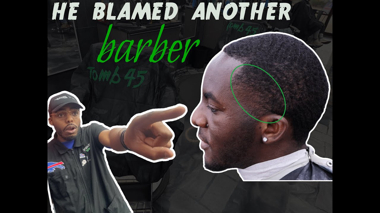 I did not believe him but still fix his haircut!