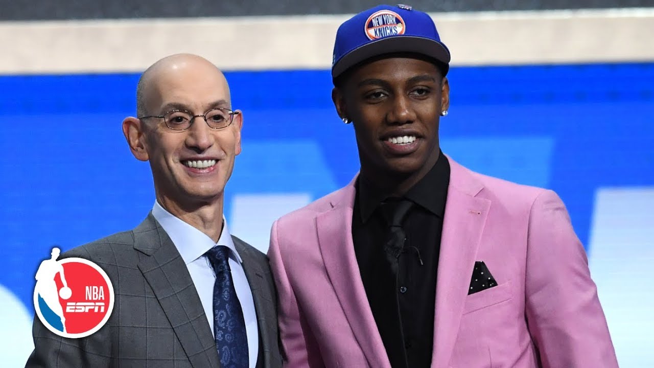RJ Barrett drafted No. 3 by the Knicks, savors moment with father Rowan | 2019 NBA Draft