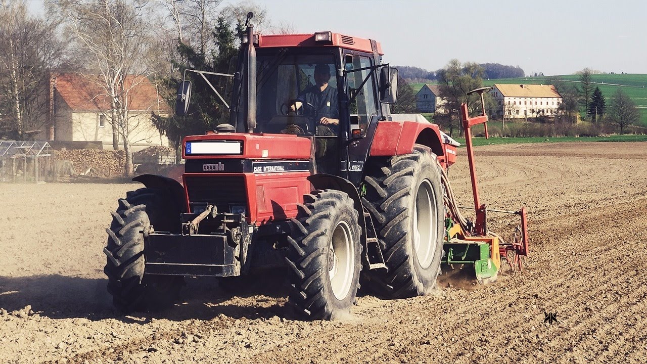 Erbsen drillen | Case 1255XL & Kverneland Accord | POWER | Agriculture Germanyy | [GOPRO/PHANTOM]