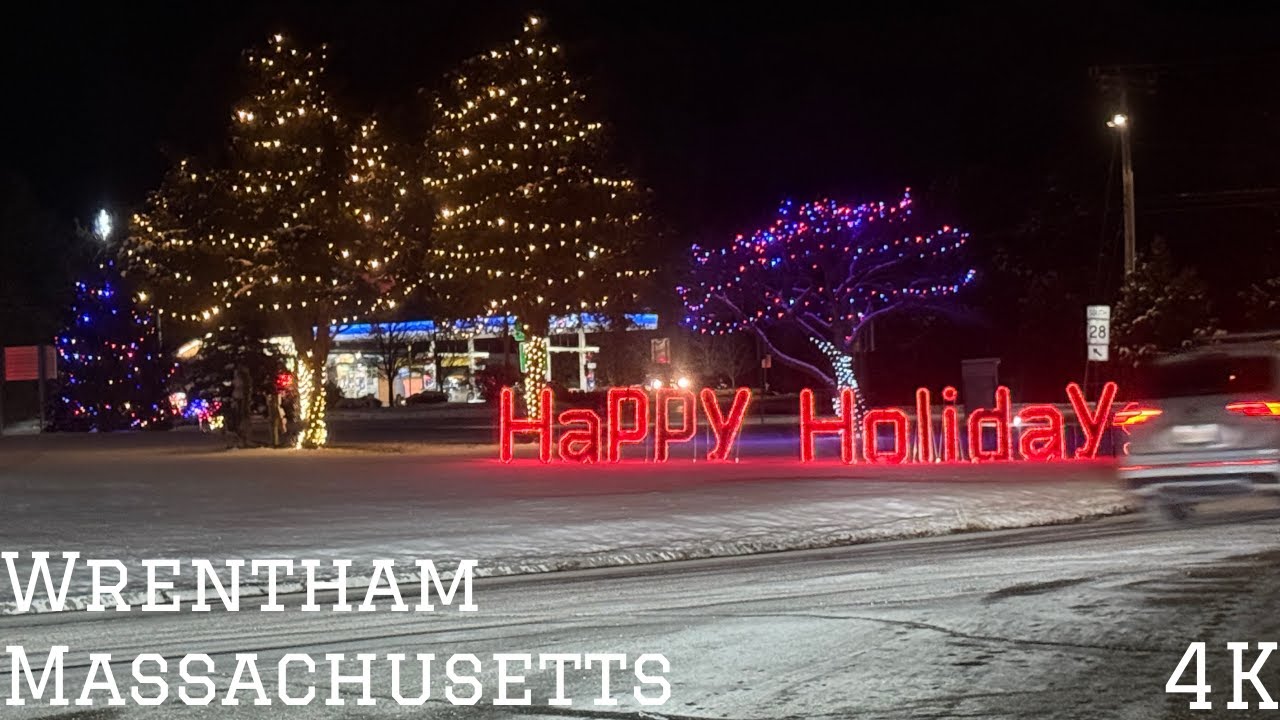 Wrentham Village Premium Outlets Walk 4K | Luxury Shopping Outlet Tour Massachusetts