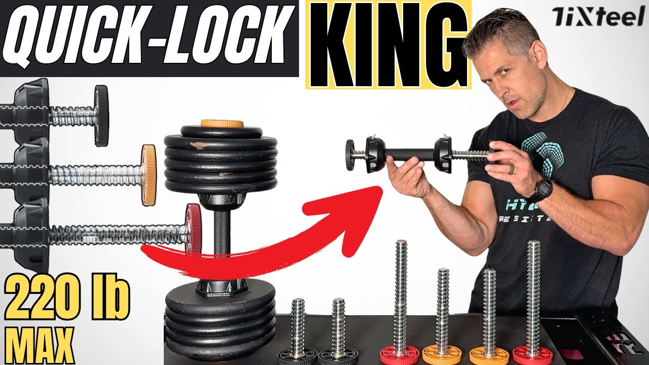 Quick-Lock Dumbbell Handles That Go Heavy | Tixteel XT-GRIP Review