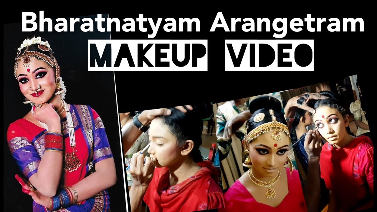 Pratiksha's Bharatnatyam Arangetram Makeup Video | How to get ready for Bharatnatyam