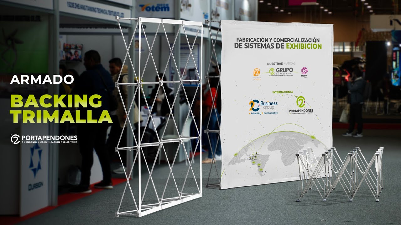 CÓMO ARMAR UN BACKING TRIMALLA VELCRO (Pop Up Wall)