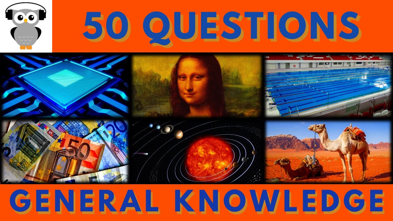 General Knowledge Quiz Trivia #30 | Computer, Mona Lisa, Swimming Pool, EURO, Planet, Camel