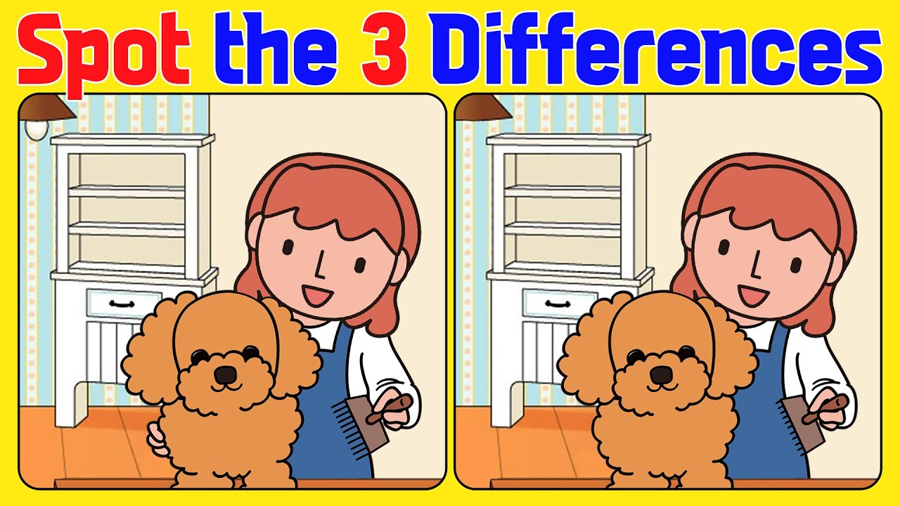 🧠🧩Spot the Difference : Brain Teasers 《A Little Difficult》