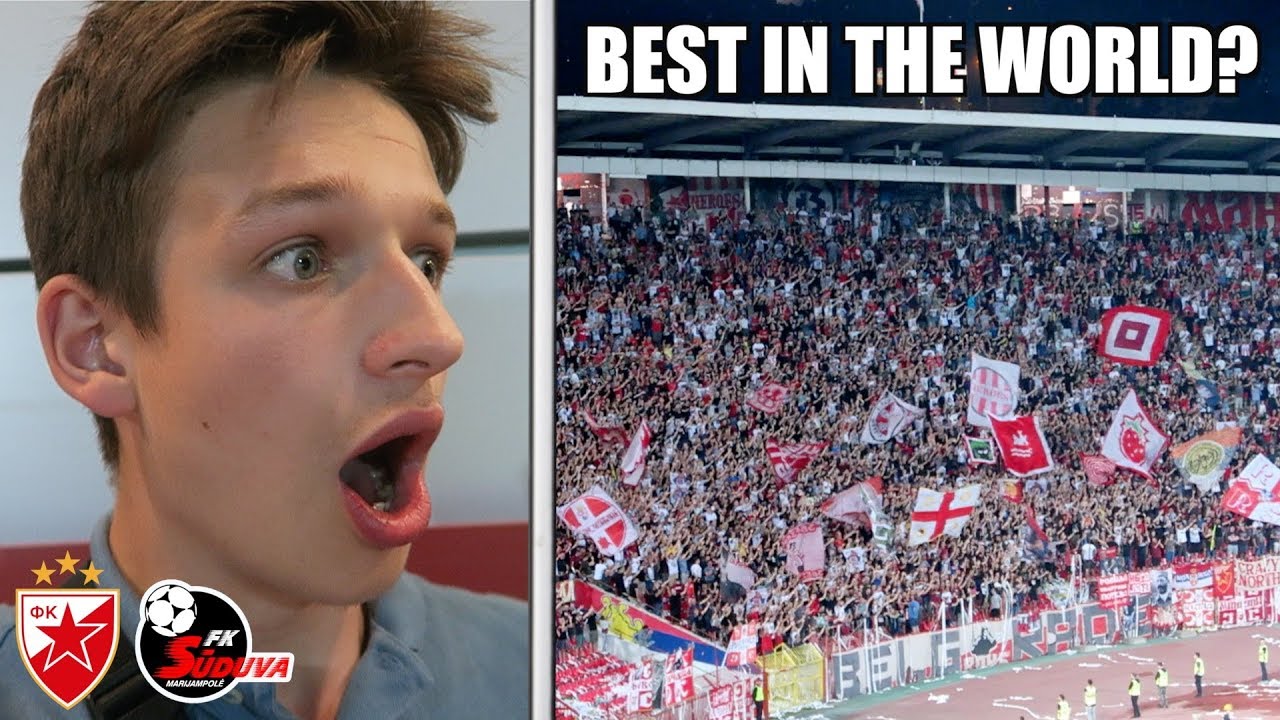 English Guy Reacts to DELIJE! | Red Star Belgrade vs Suduva VLOG (crvena zvezda)