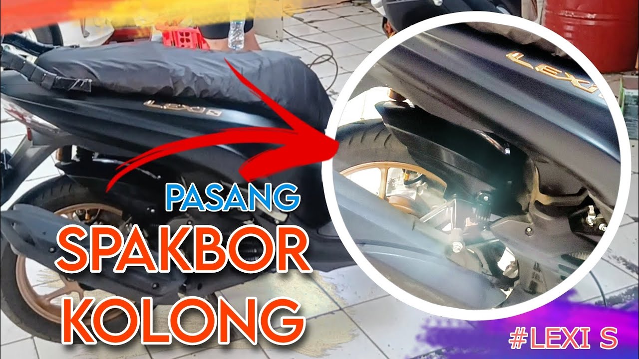 Pasang Spakbor kolong Yamaha LEXI S #yamaha #lexis #TGP #spakbor