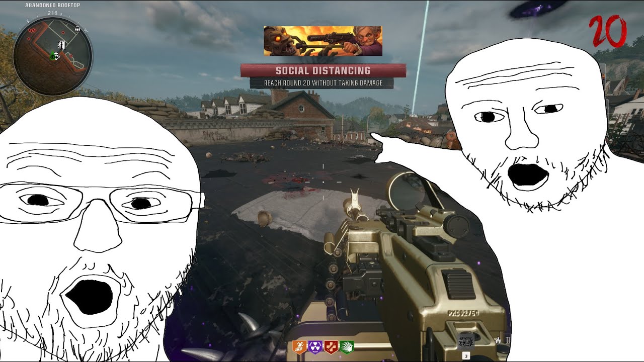 How to get the Social Distancing Dark Ops Calling Card easily with Zombie Snacks - Black Ops 6