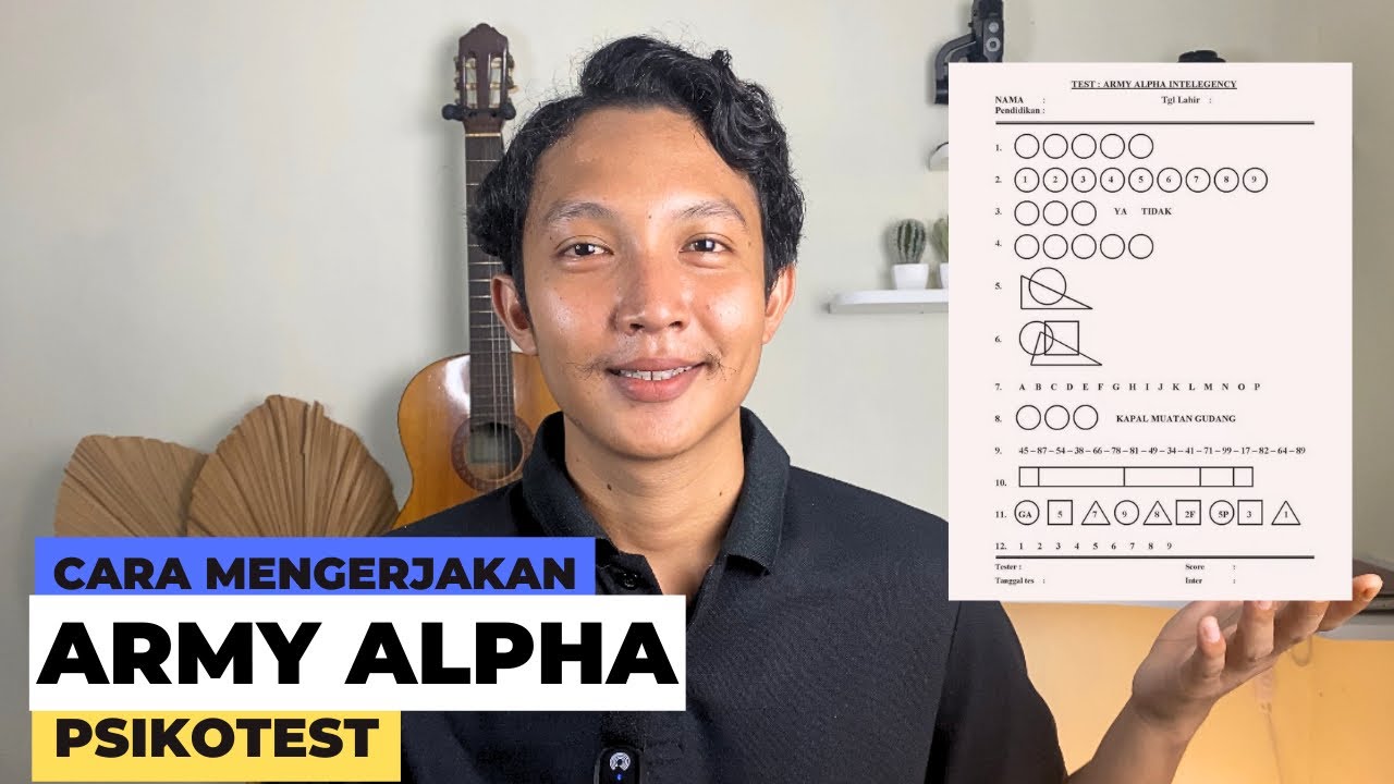 Cara mengerjakan psikotes ARMY ALPHA-pasti lolos