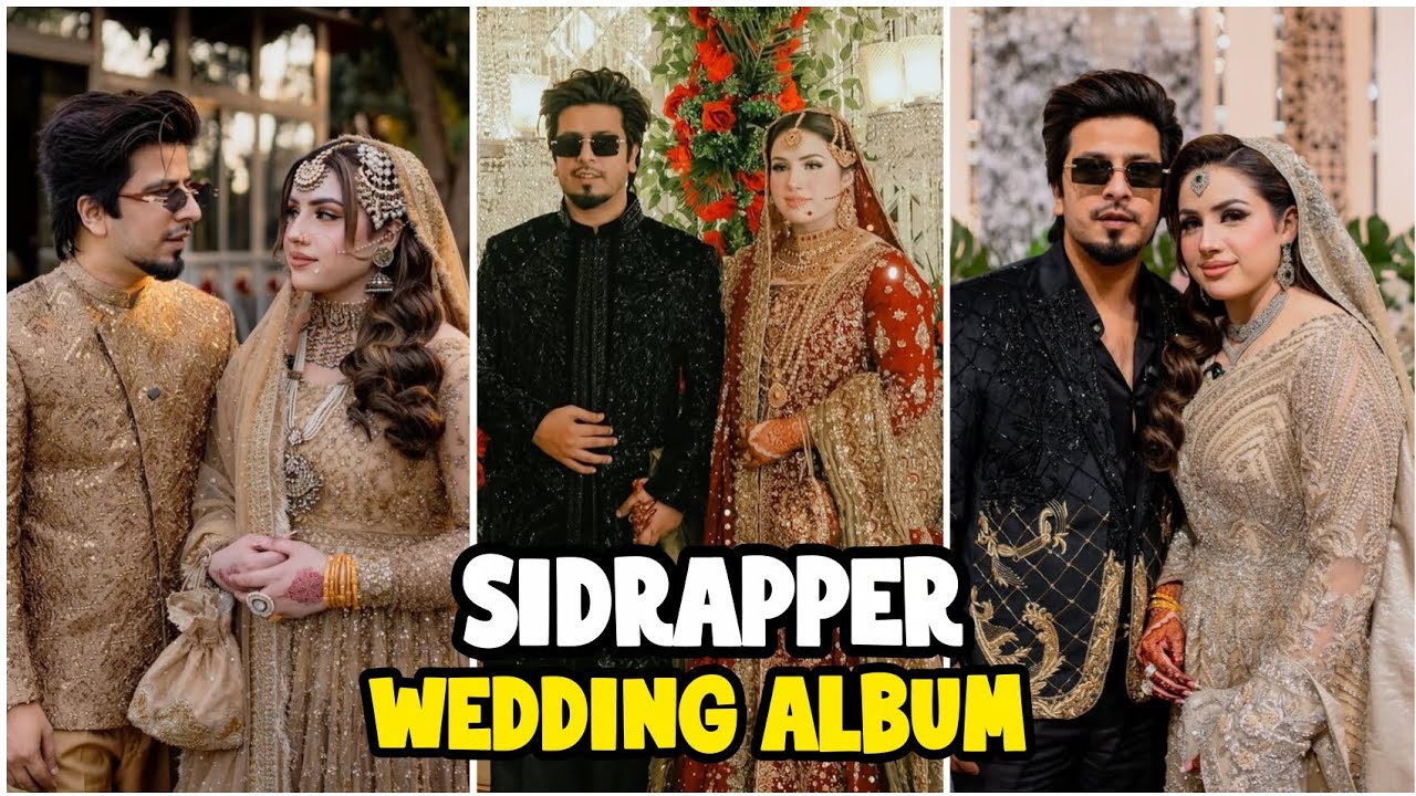 Pakistani Tiktoker Sid Rapper wedding Album |Sid Rapper ki Shadi ki Pictures 