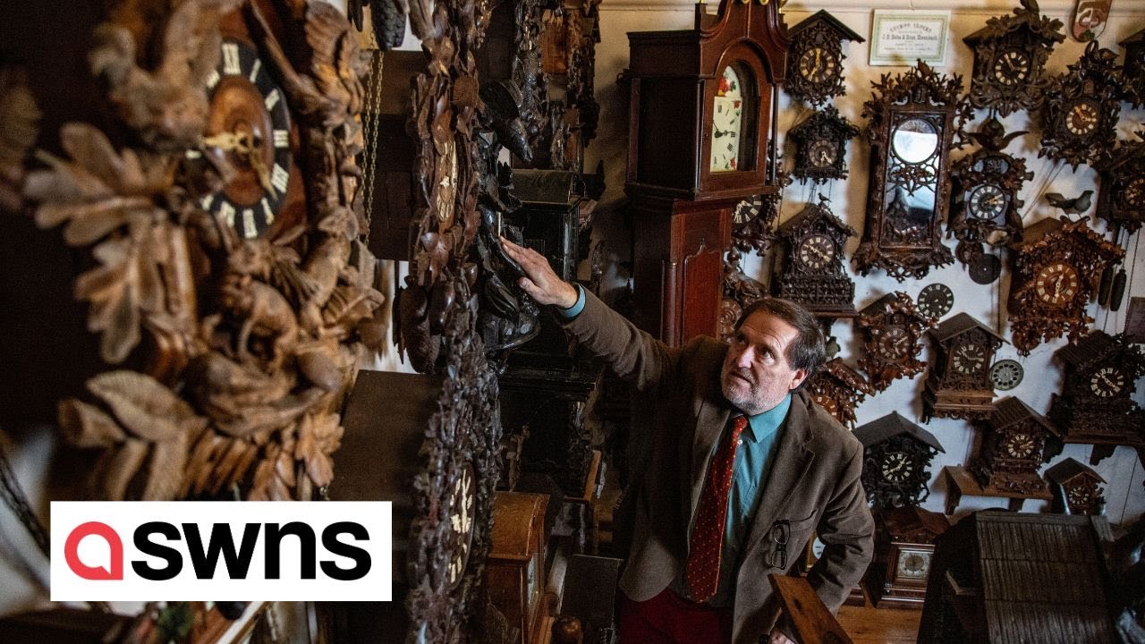 Two brothers with world’s largest collection of cuckoo clocks prepare to put them back | SWNS