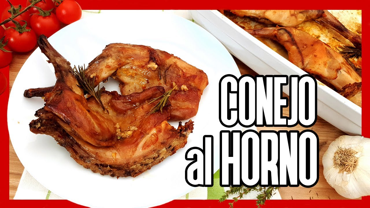 😋 Cómo Hacer CONEJO AL HORNO ► Receta de CONEJO ASADO Jugoso