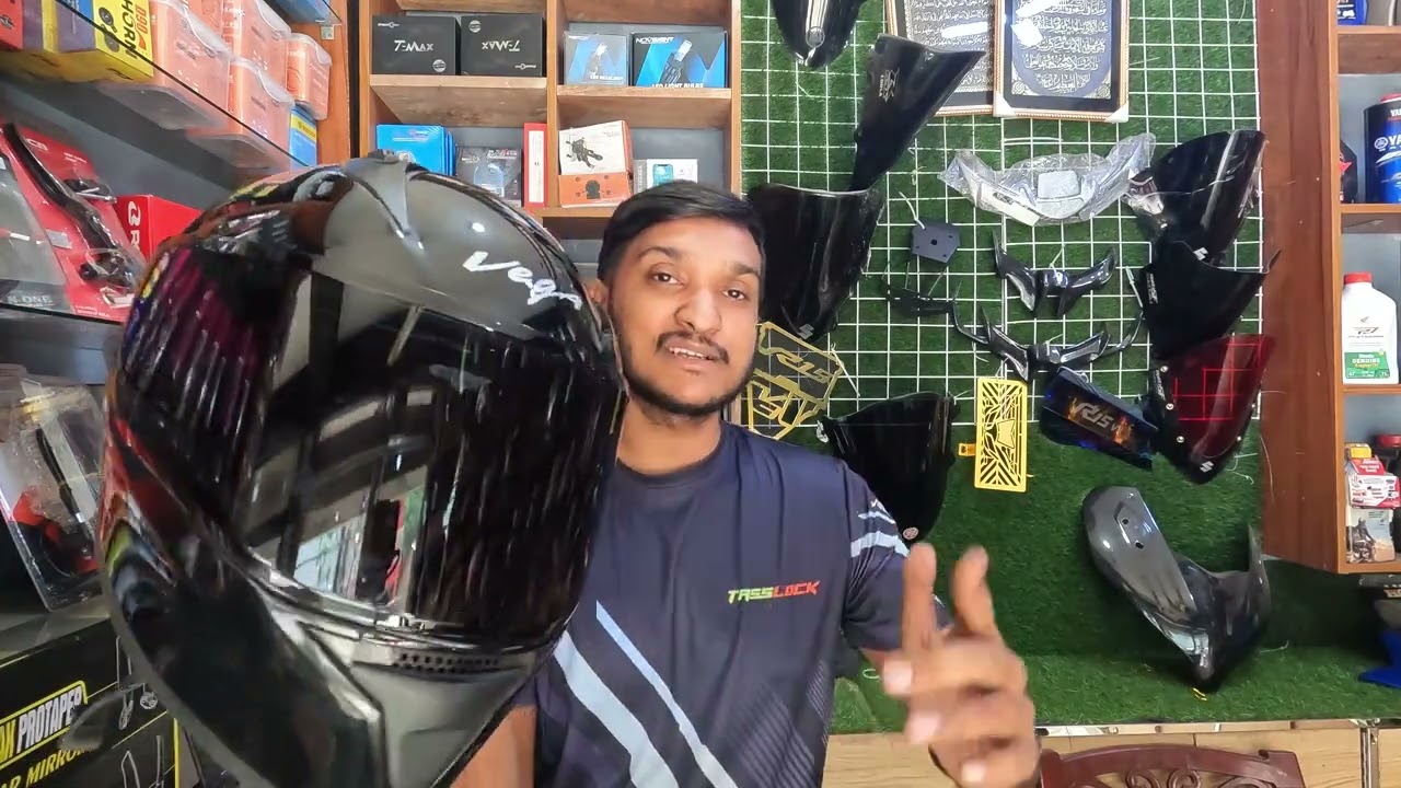 Vega black helmet price in bangladesh.#motogear #bikeaccessories #helmet #vegablack #vegablackhelmet