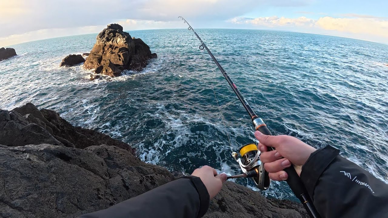 Hiking to a fishing spot(we don’t catch anything)