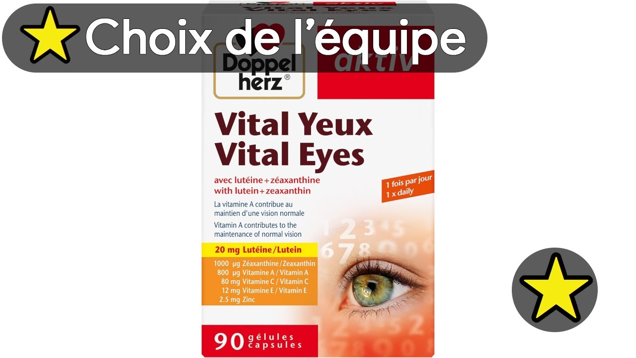 🏆 TOP 3 MEILLEUR COMPLEMENT ALIMENTAIRE POUR LES YEUX 2025
