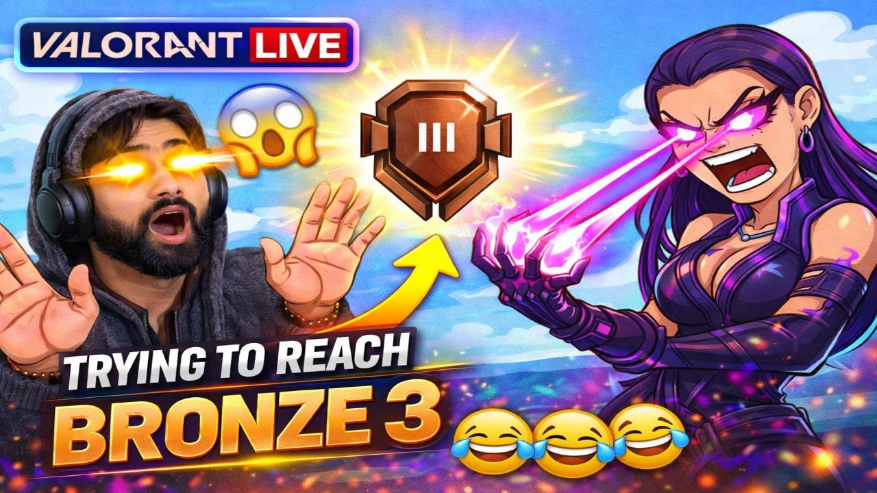 Aaj to Bronze 3 jana hi hai ! #valorant #FynTrixGOD #trixianFam