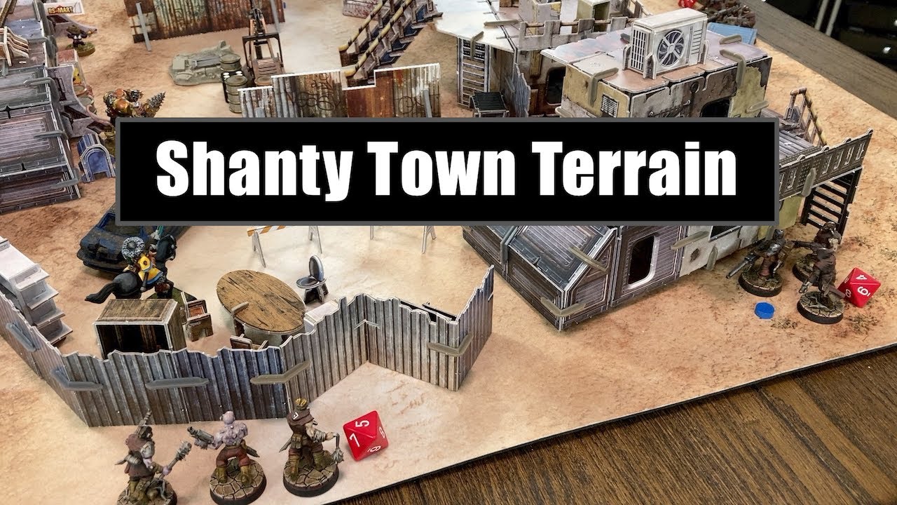 Battle Systems Shanty Town Wargaming Terrain Set, Unboxing and Build