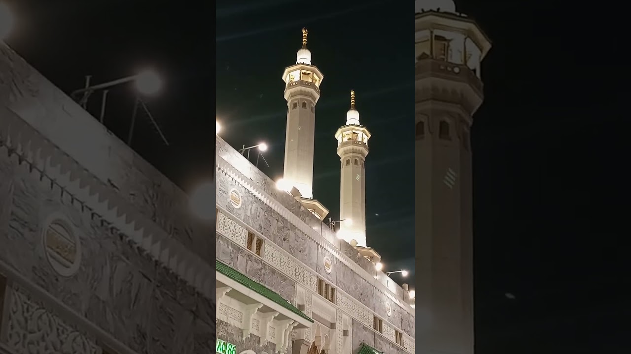 Masjid Haram sharif ma namaz fajar ni aazan #viral #haramsharif 