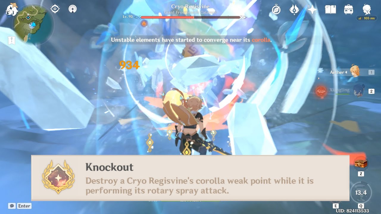 Knockout [Hidden Achievement] F2P | Genshin Impact