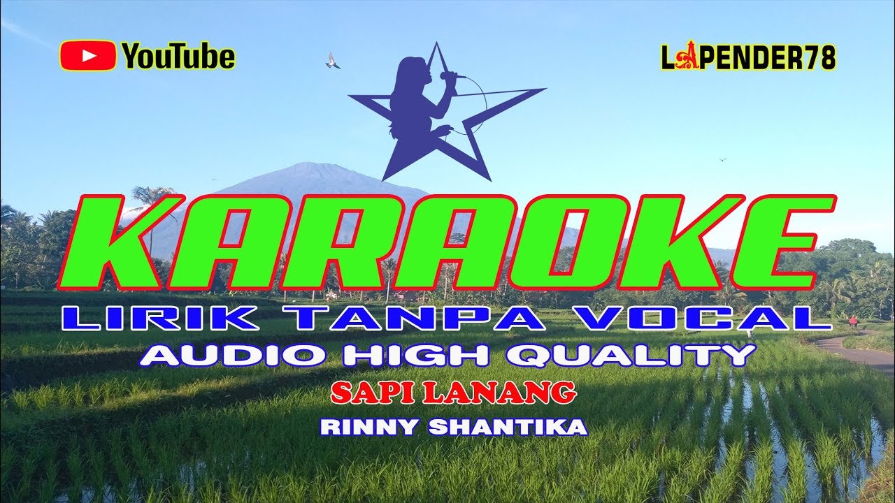 Sapi Lanang🎵Rinny Shantika 🎤 Karaoke lapender78
