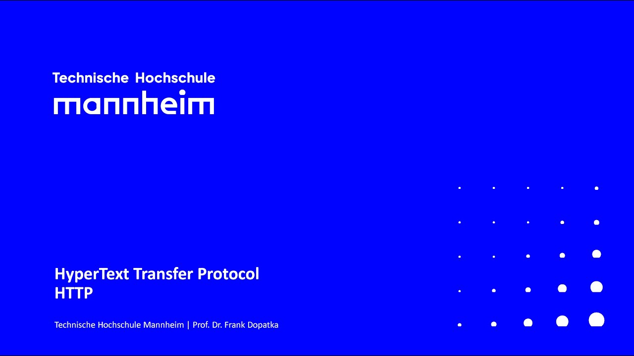 HyperText Transfer Protocol: HTTP