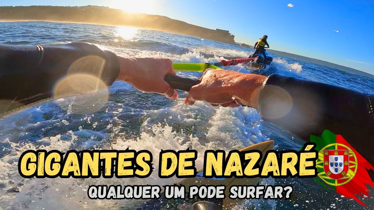 SURFEI EM NAZARÉ E SOBREVIVI - A MAIOR ONDA DA MINHA VIDA