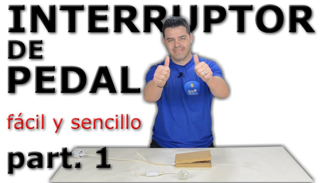 🔴Interruptor de pedal casero (Especial día mundial del bricolaje)