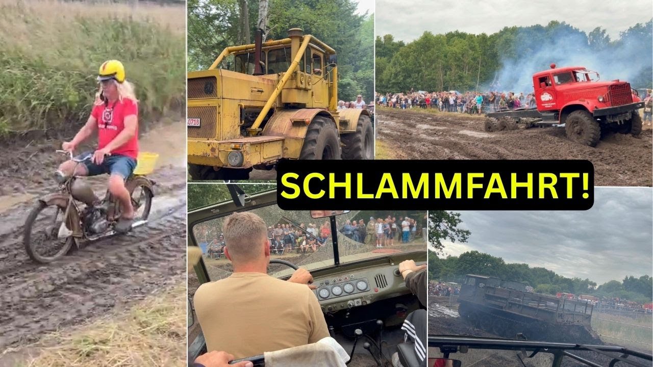 INTERNATIONALES OSTBLOCK-FAHRZEUGTREFFEN 2025 Rundfahrt + Schlammfahrt