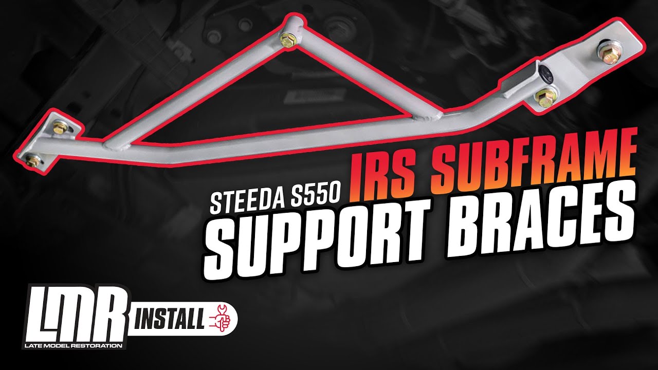 2015-2023 Mustang Steeda IRS Subframe Support Braces - Review & Install