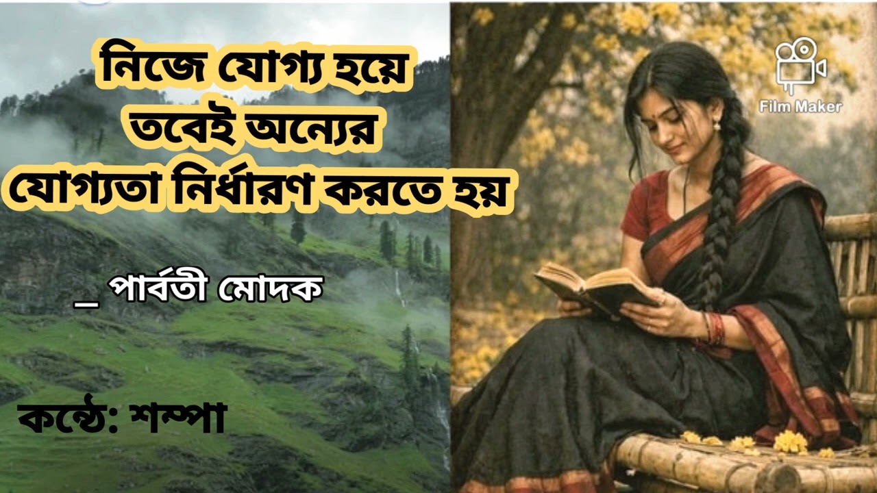 নিজে যোগ্য হয়ে তবেই অন্যের যোগ্যতা নির্ধারণ করতে হয় || পার্বতী মোদক || Shampa || from MONER DIARY 