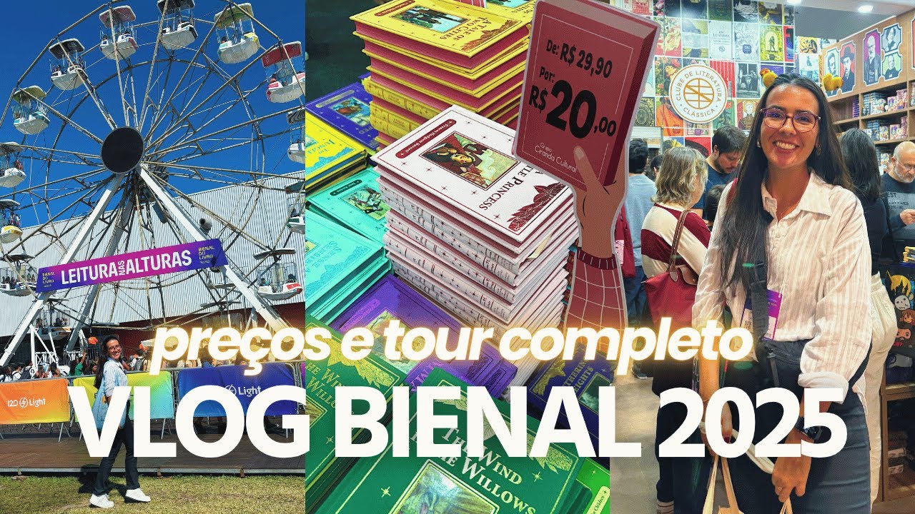 VLOG BIENAL DO LIVRO 2025 📚 preços, dicas e um tour completo | Ana Carolina Wagner