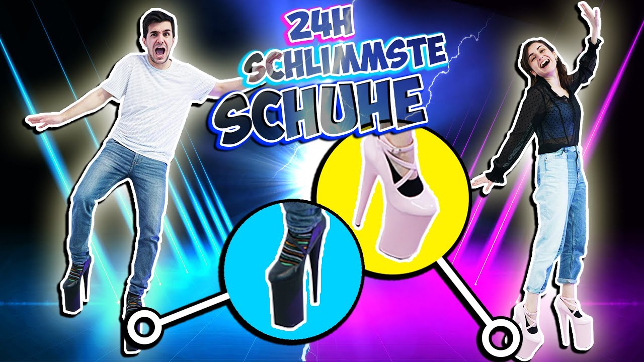 24H AUF DEN KRASSESTEN HIGH HEELS CHALLENGE! 👠 Dania & Claudio haben den schlimmsten Tag ever 😂