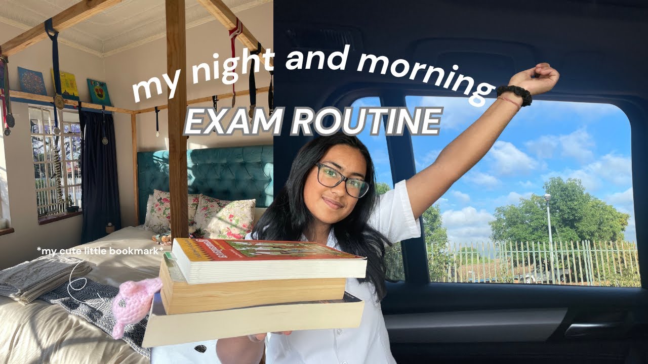 EXAM SEASON | my night and morning routine to feel my best