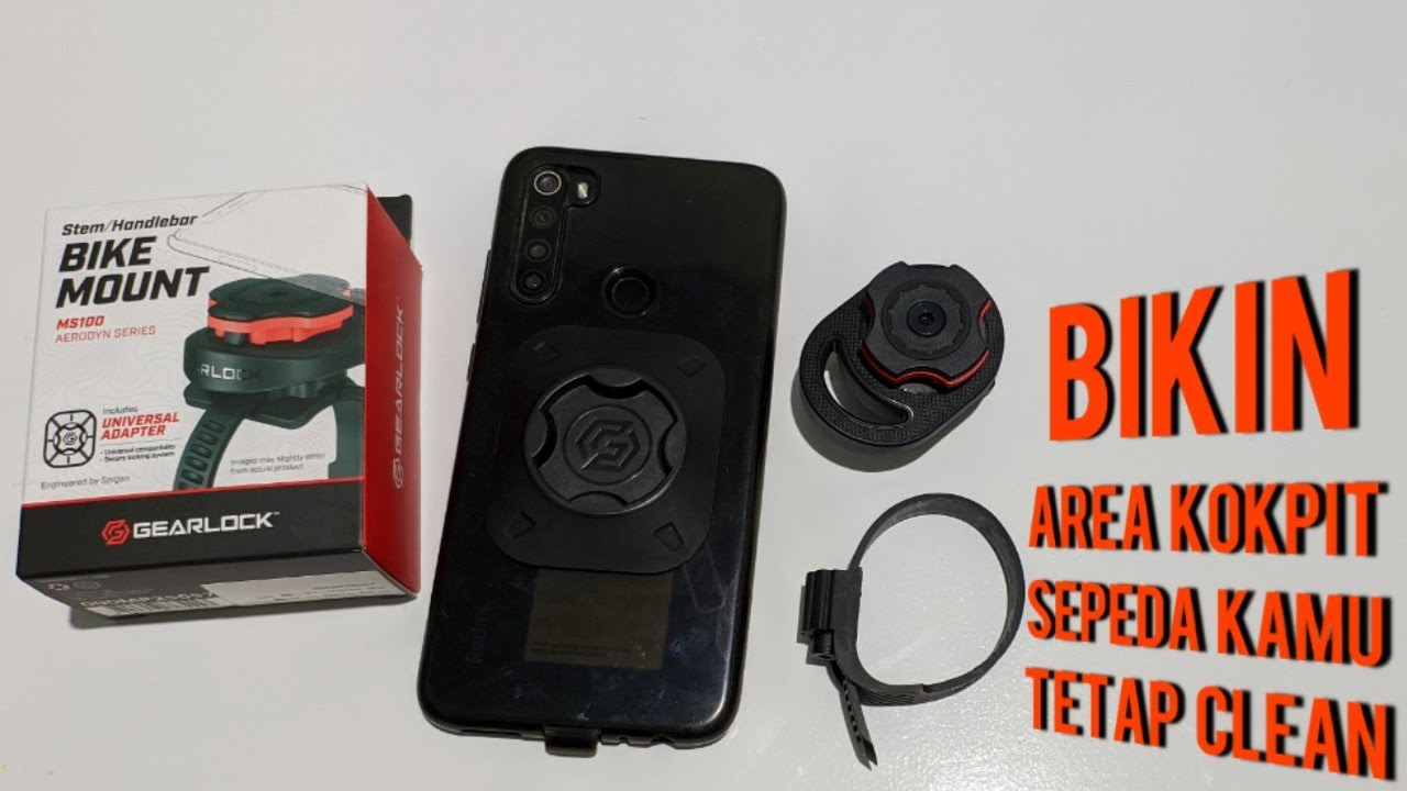 Review Cara Pakai serta Kelebihan dan Kekurangan Holder HP Spigen Gearlock MS 100