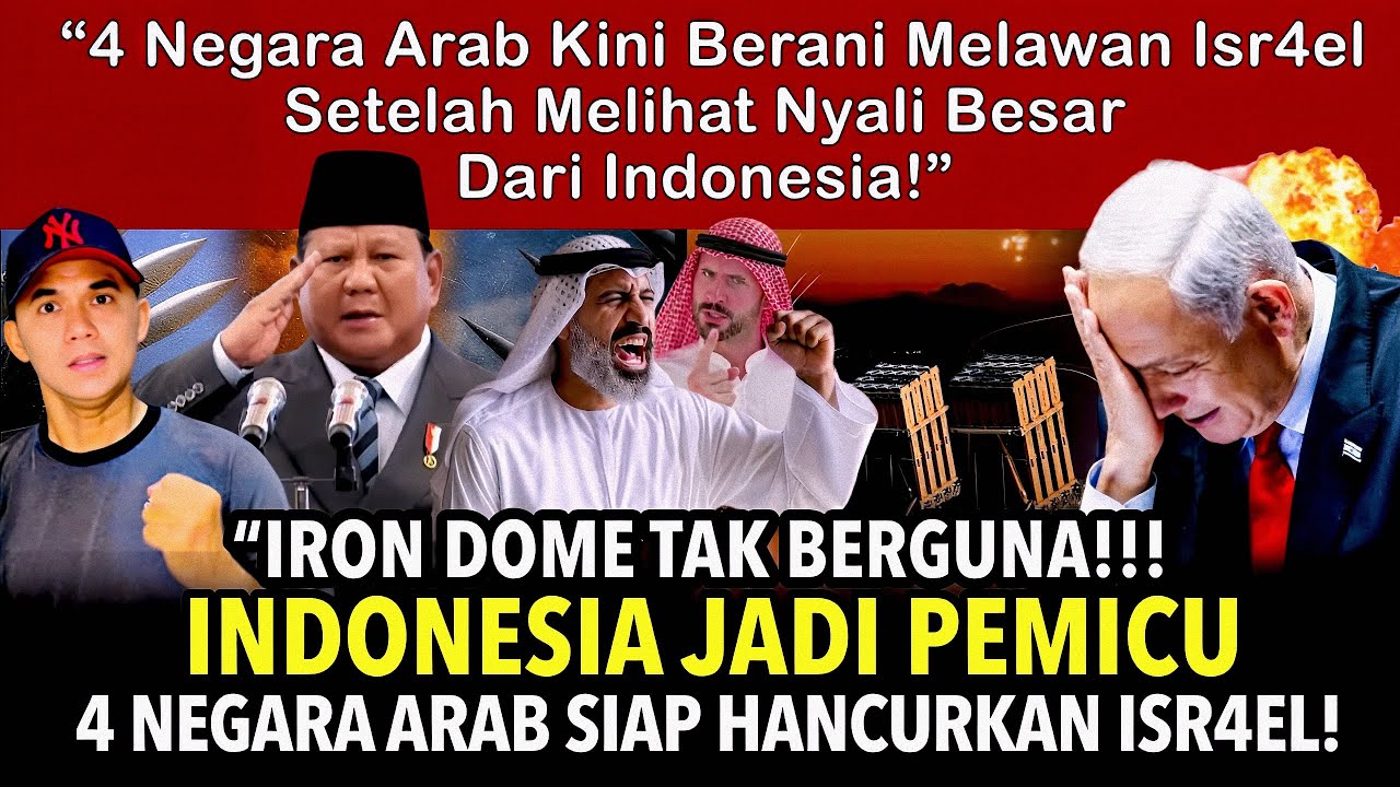 IRON DOME Tak Guna!! INDONESIA Jadi Pemicu 4 Negara Arab Siap Hancurkan 1sr4el !! #israel 