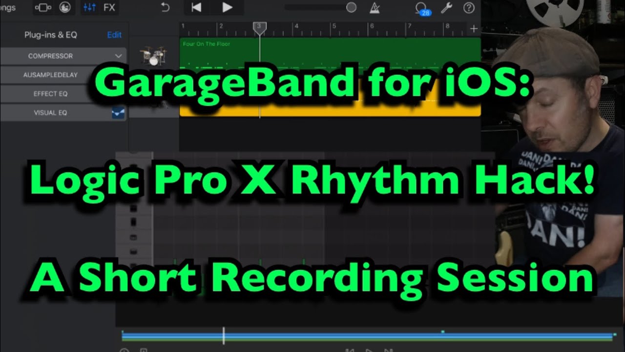 GarageBand for iOS: Logic Pro X Rhythm Hack! A Short Recording Session