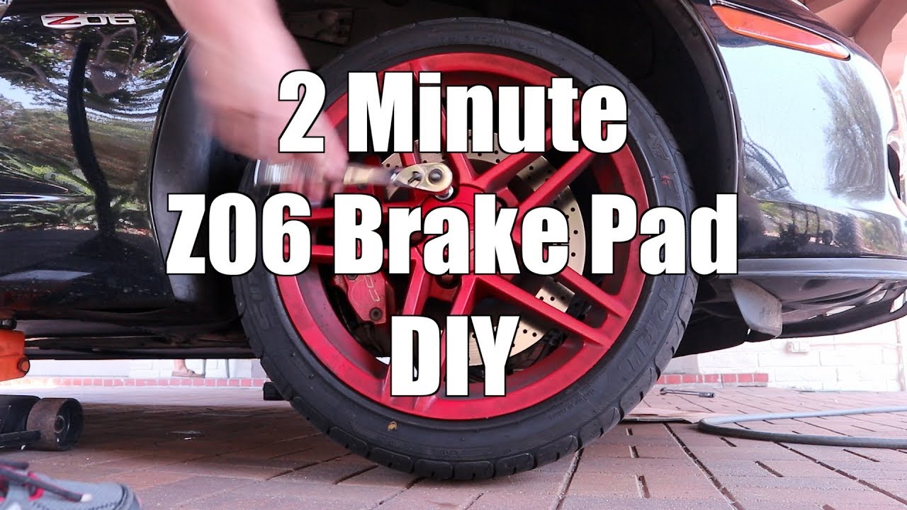 Corvette C6 Z06 Brake Pad Swap