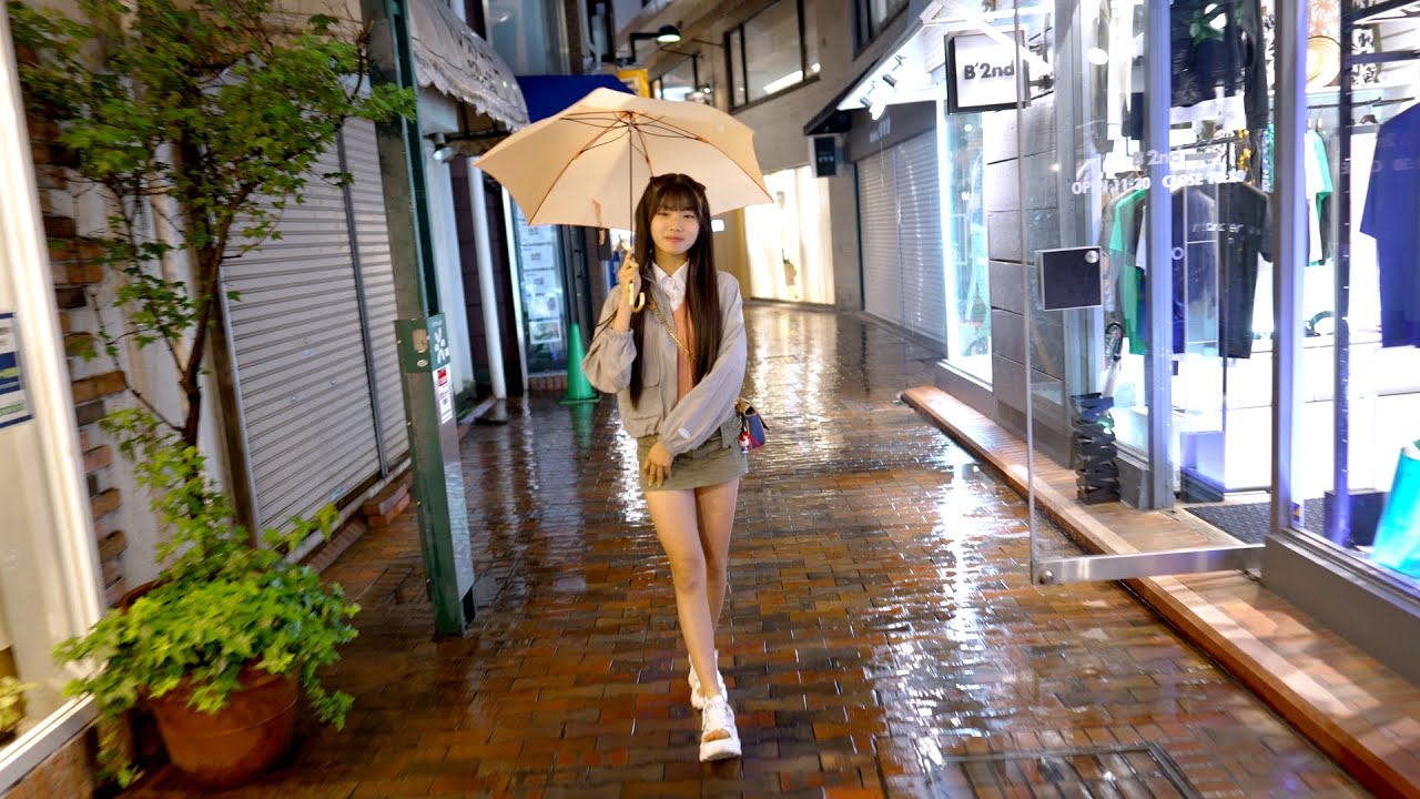 ひまりの自由ヶ丘 散歩 / 雨の街は綺麗