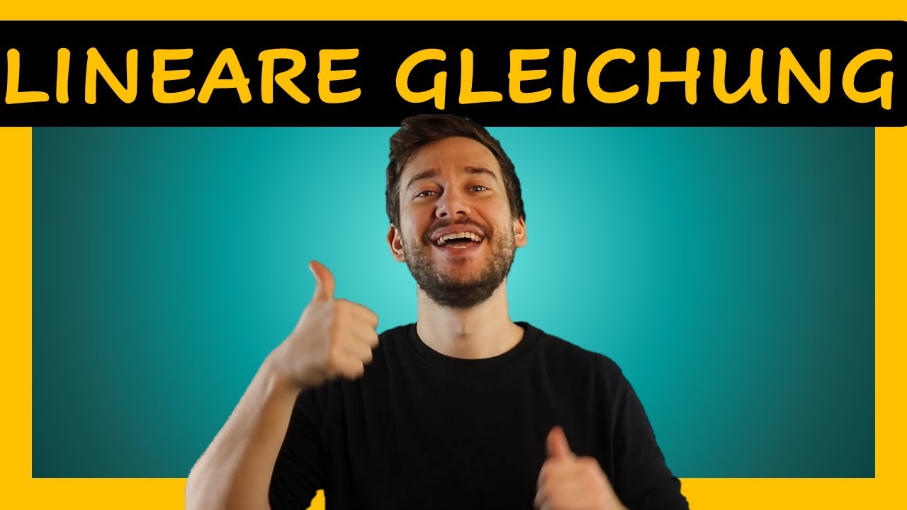 lineare Gleichungen lösen (Erklärung mit Beispielen)