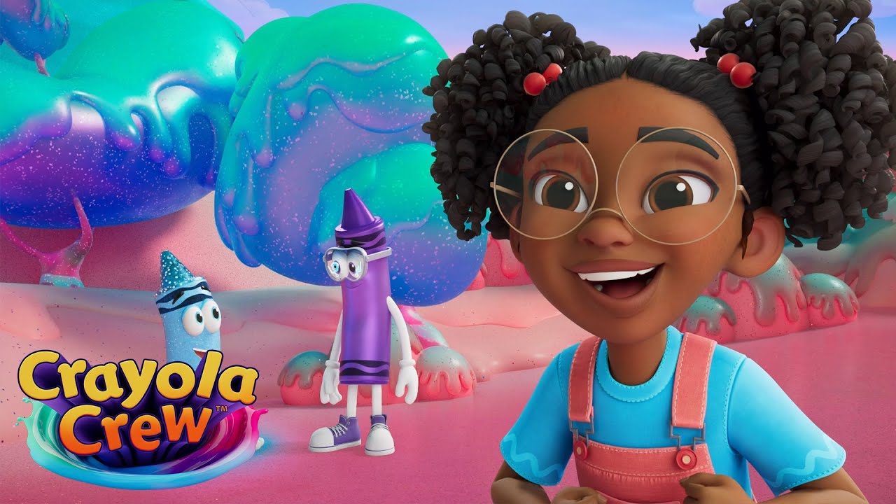 A Planet Made of SLIME?! @CrayolaCrewOfficial | Crayola Crew Fun & Creative Cartoons for Kids