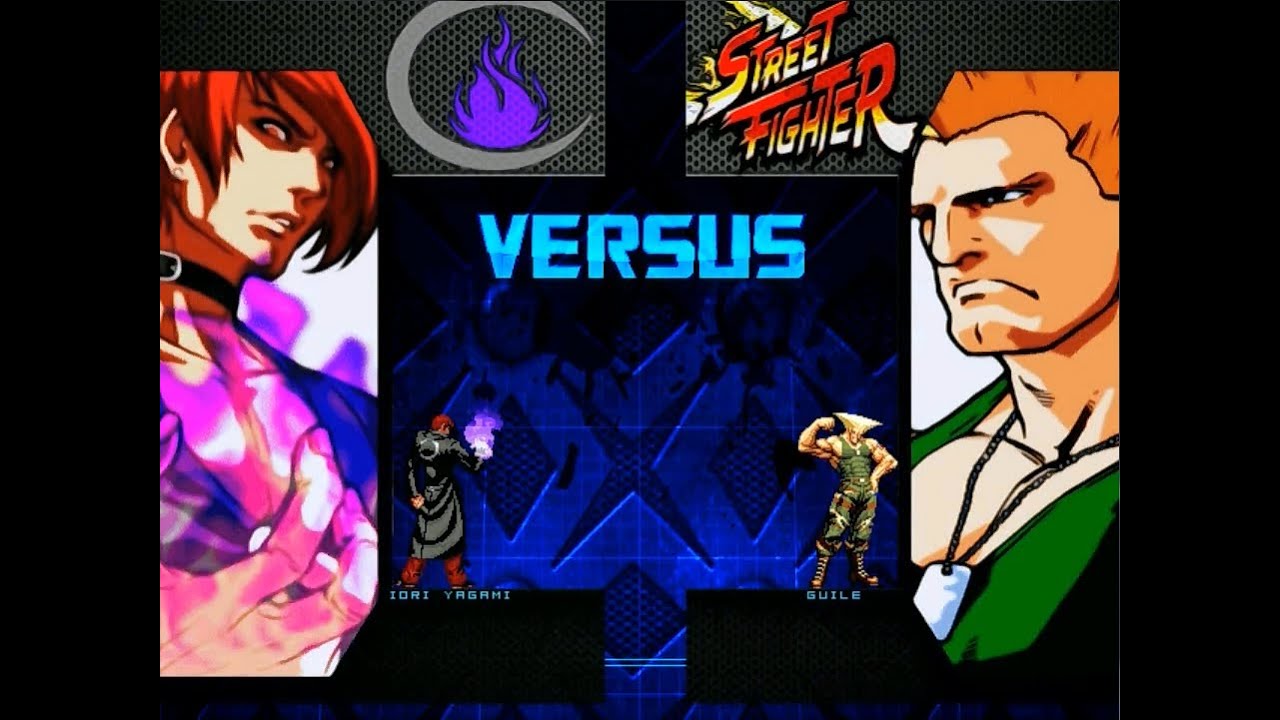 [KOF VS. Street Fighter] Iori VS. Guile