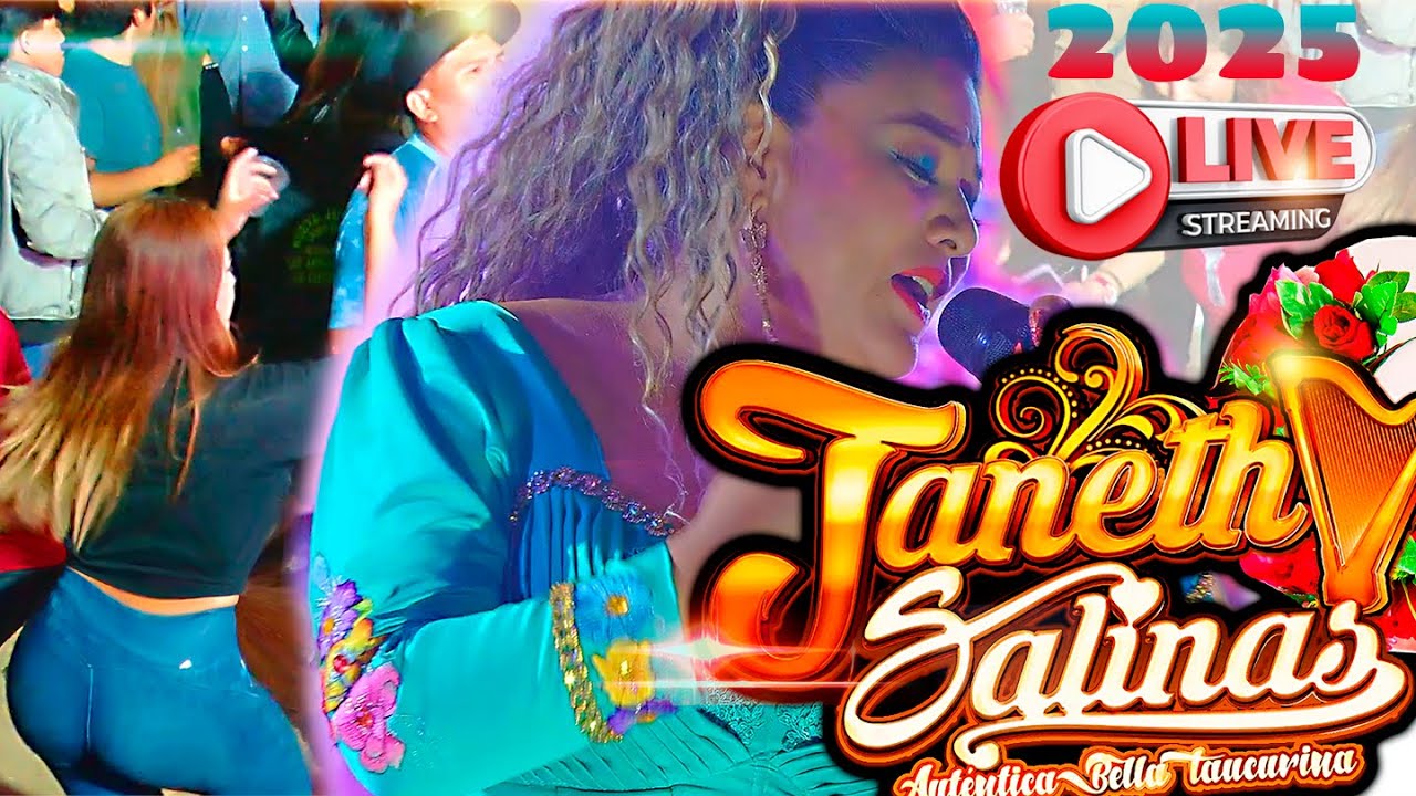 JANETH SALINAS ♫ MUSICAS RECUERDO MIX ♫ CONCIERTO 2025 -PRODUCCIONES SENTIMIENTO ™✔ ARPA EN VIVO