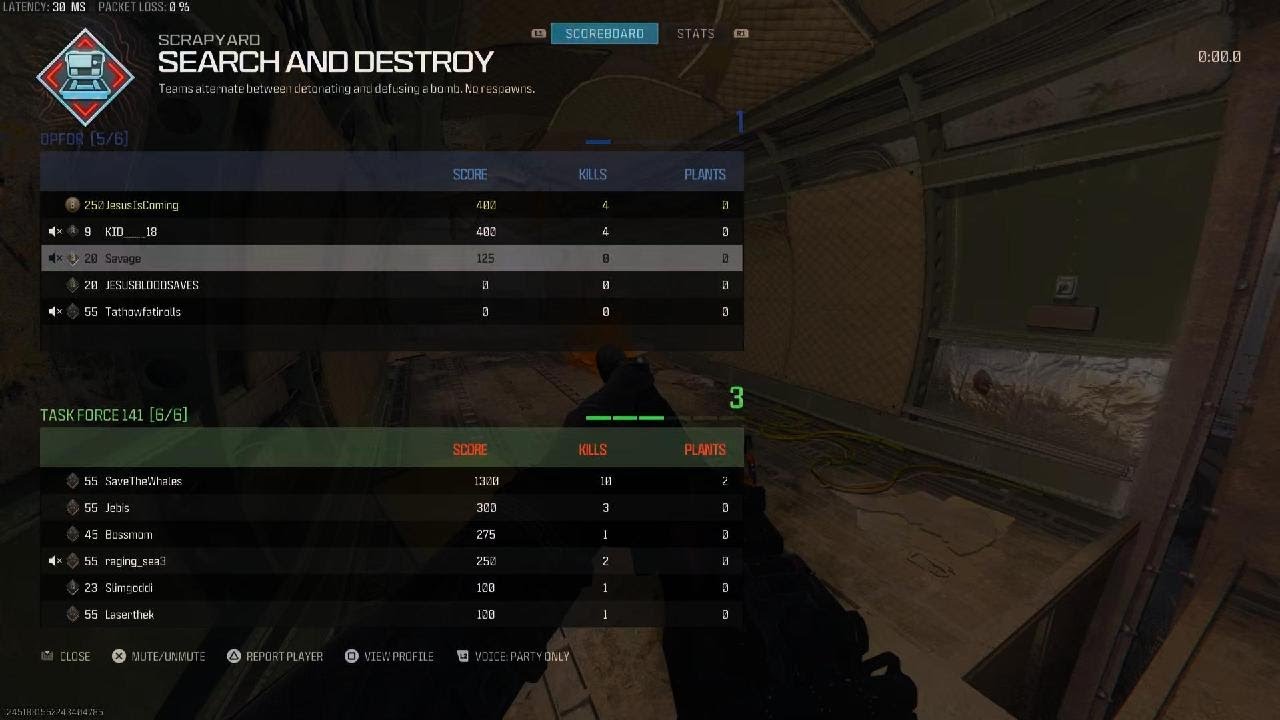 Search and destroy nuke gameplay
