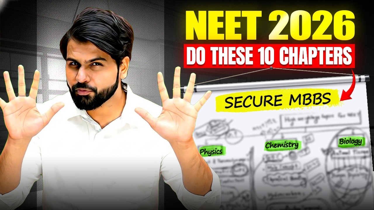 Top 10 Chapters for NEET 🔥 | High Weightage for MBBS Selection