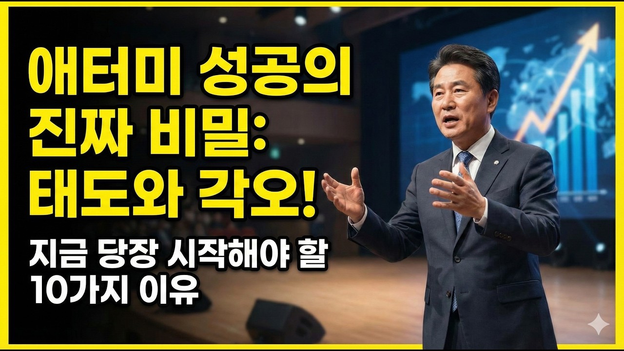 성공의 열쇠는 태도와 각오