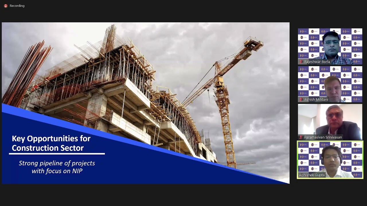 Webinar: Indian Construction Sector