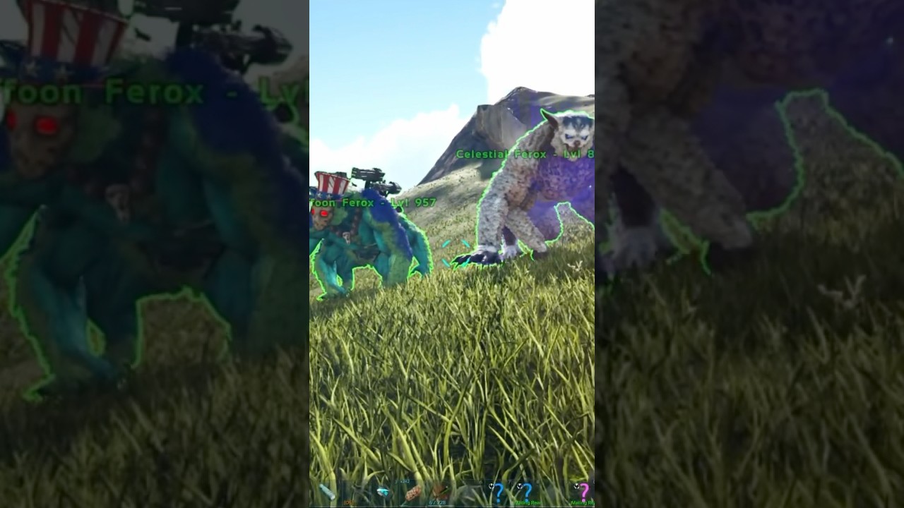 جربت Buffoon Ferox ضد Celestial.. مين الأقوى؟! #shorts  #ARK #لعبة_ARK.
