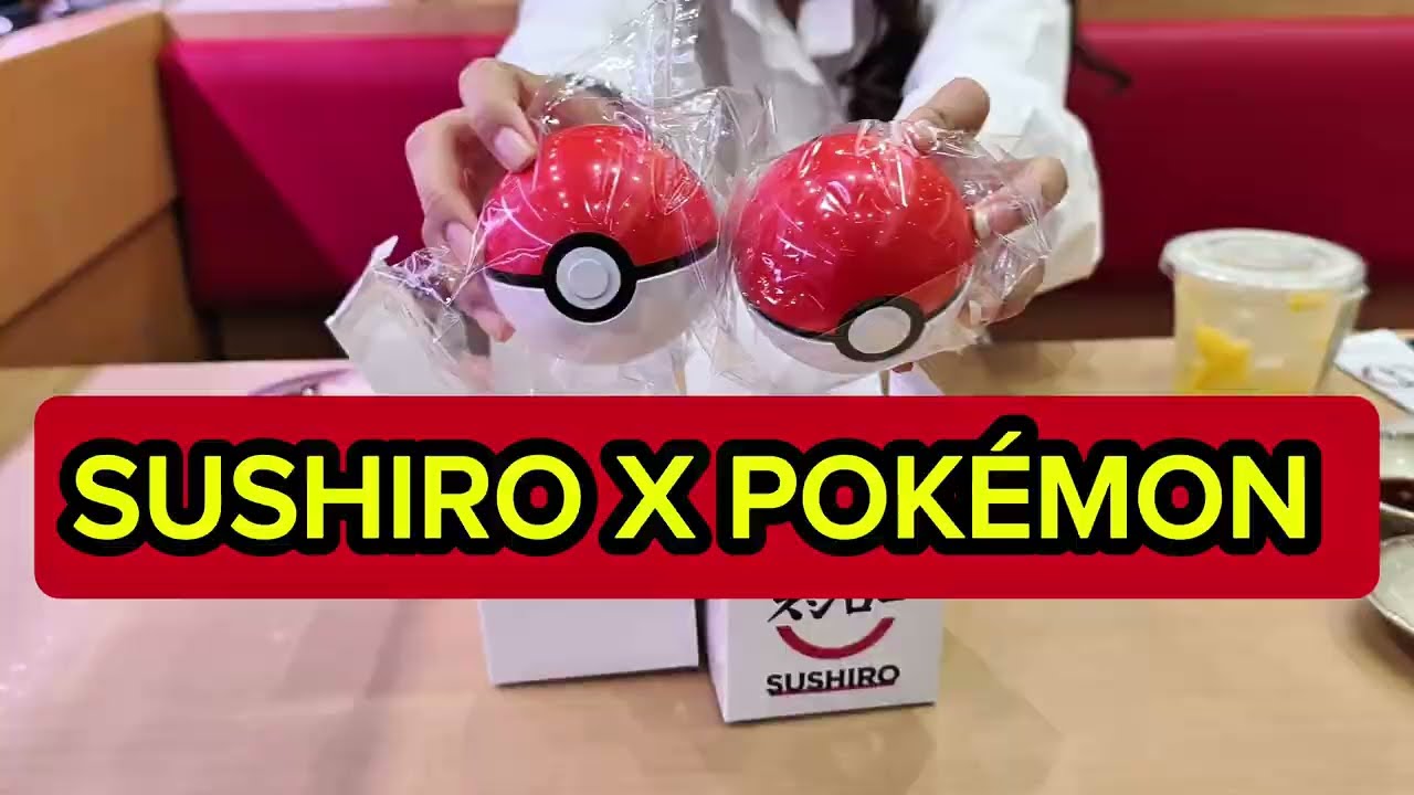 Sushiro x Pokémon !! กินซูชิโระ แถมโปเกบอลและการ์ด?✨😚
