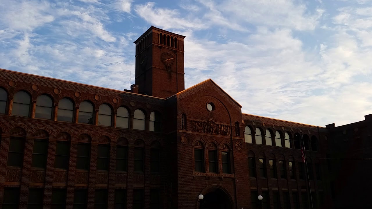 RDMVTL 20,972 ~ 1/8/2019 1 o1 {MY TOWN SOUND} CFA CLOCK TOWER & BELL RINGING @ CORNING , NY